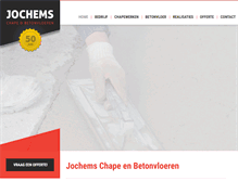 Tablet Screenshot of jochems.be